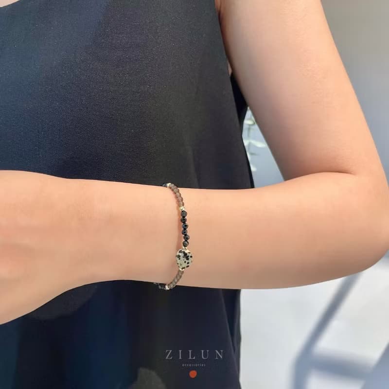 │輕奢│斑點石物語 • 天然石 • 寶石手鍊 • 14K注金 • 包金