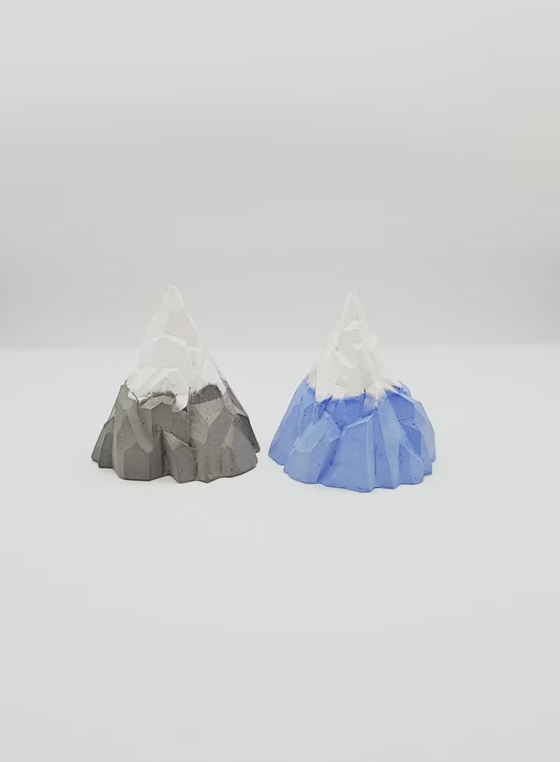 手作富士山-雪山擴香石-空間擺飾-交換禮物