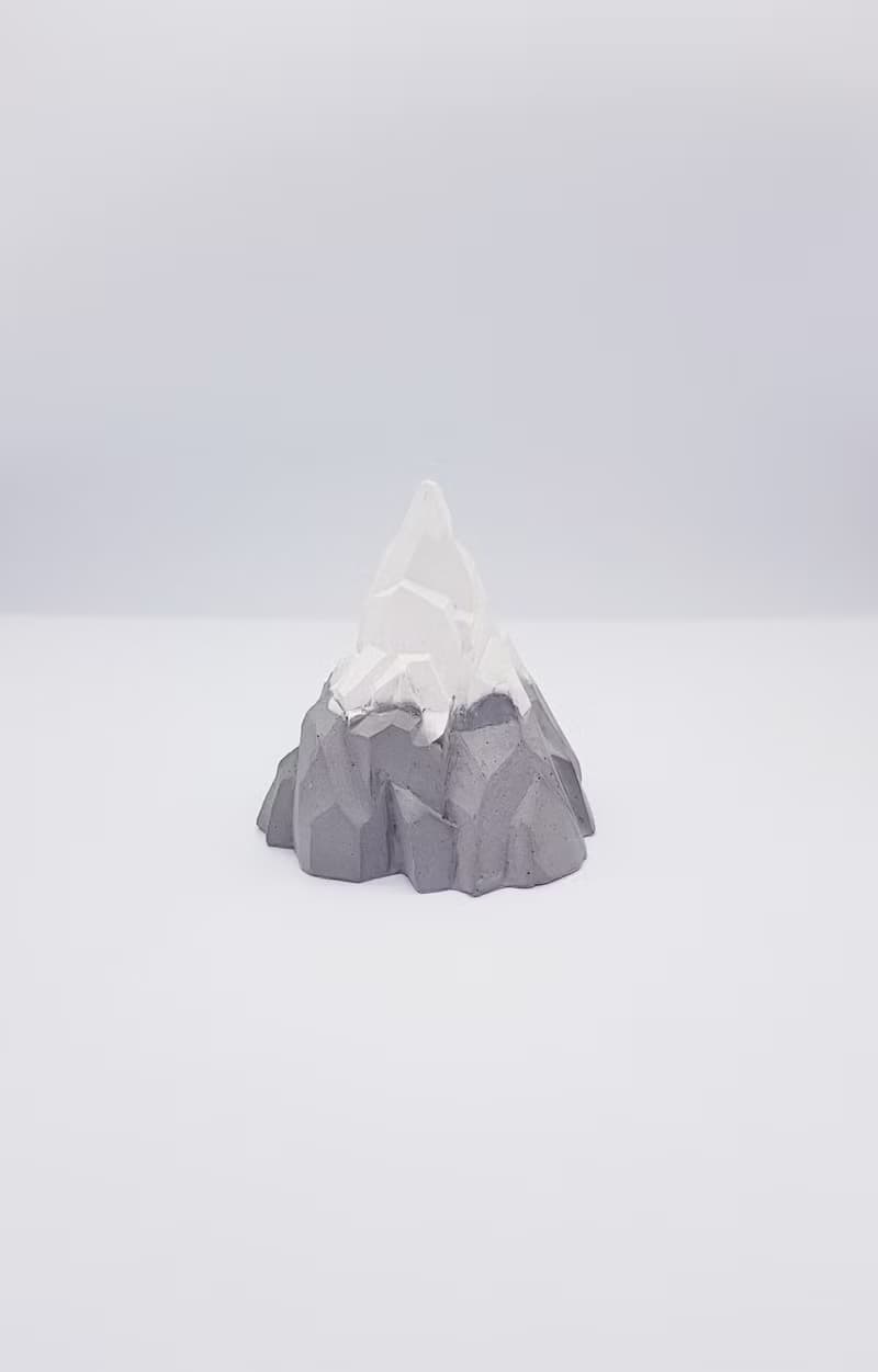 手作富士山-雪山擴香石-空間擺飾-交換禮物