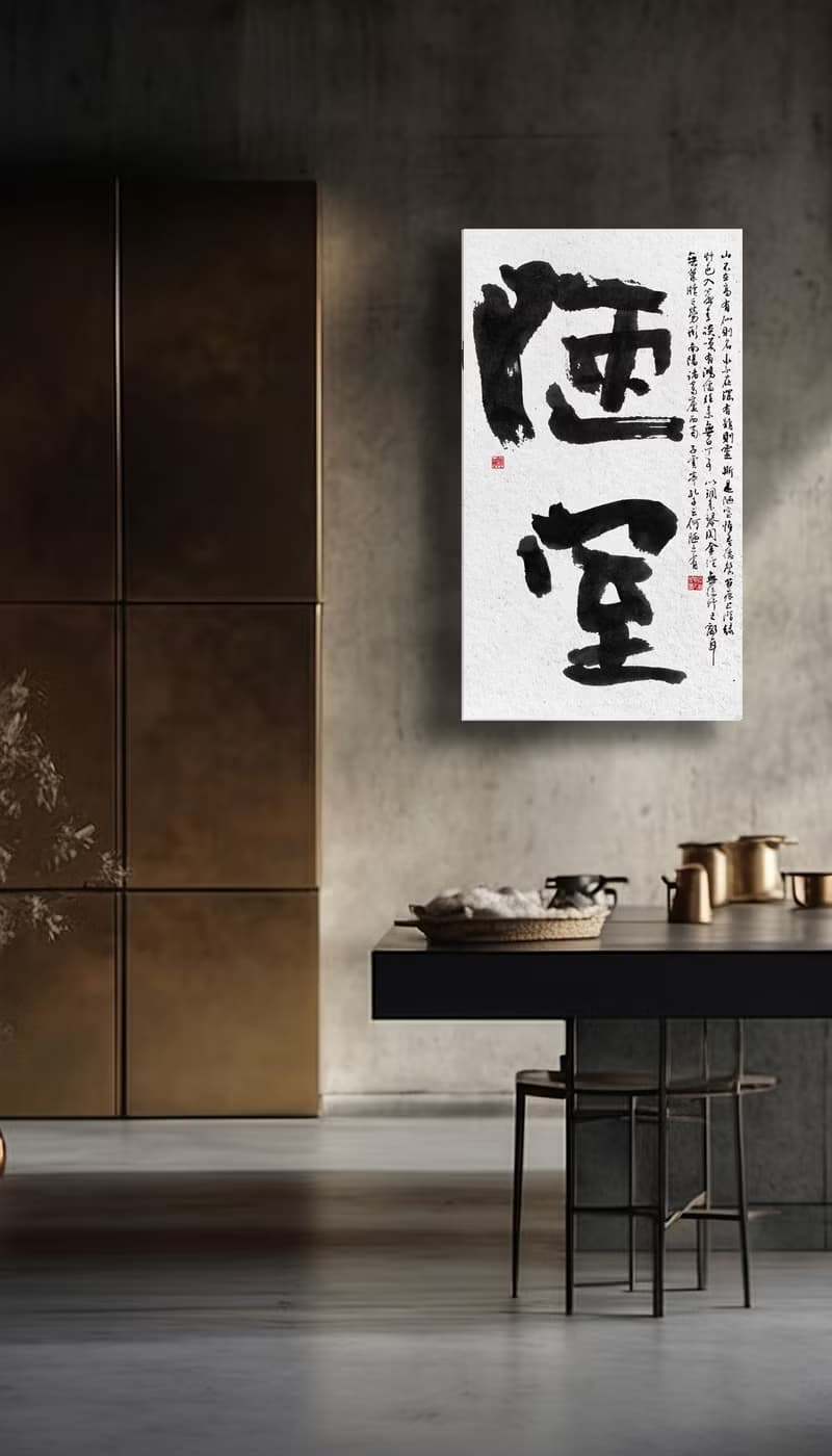 書法-無框畫 | 喬遷禮物 | 開店 | 民宿佈置 | 搬新家 | 裝飾畫