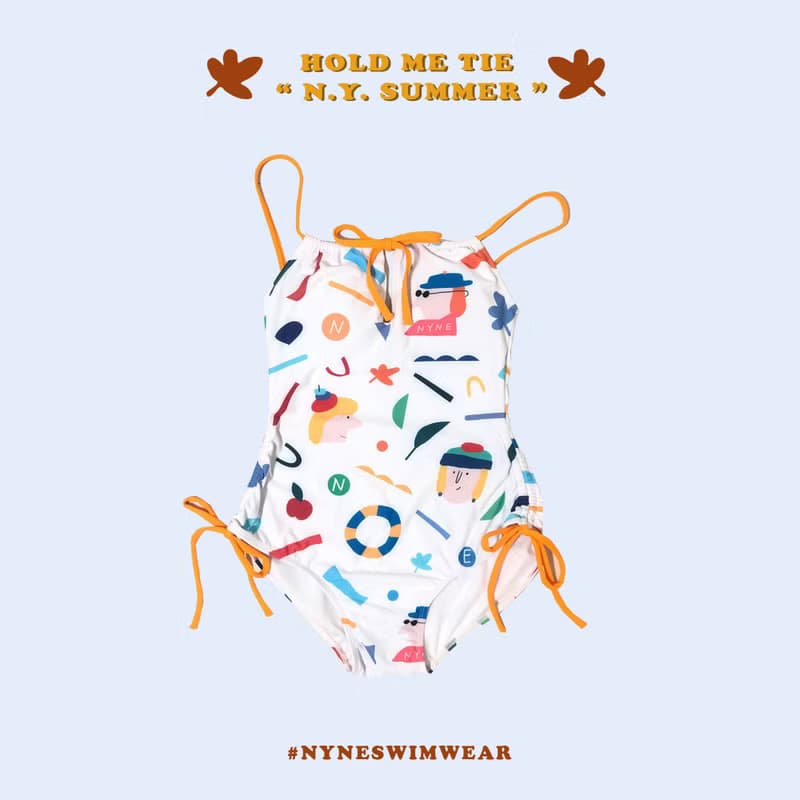 Hold Me Tie : One piece : N.Y.White Summer