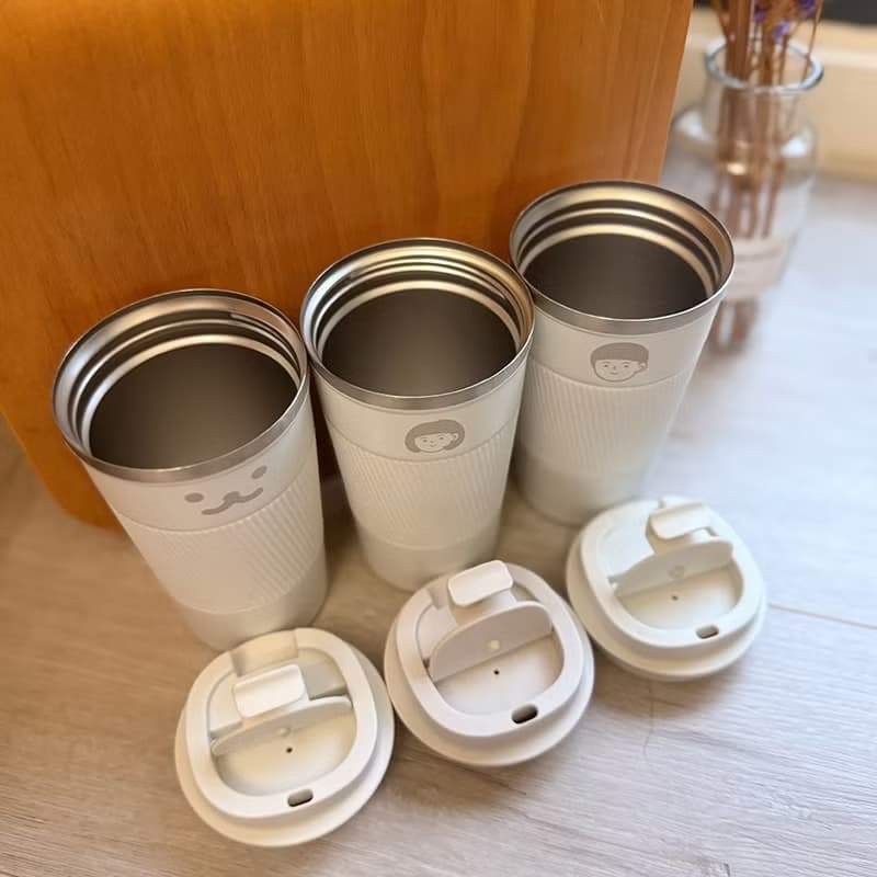 【24H出貨】不銹鋼咖啡杯510ML保溫杯 聖誕情人禮物 附送手提小袋