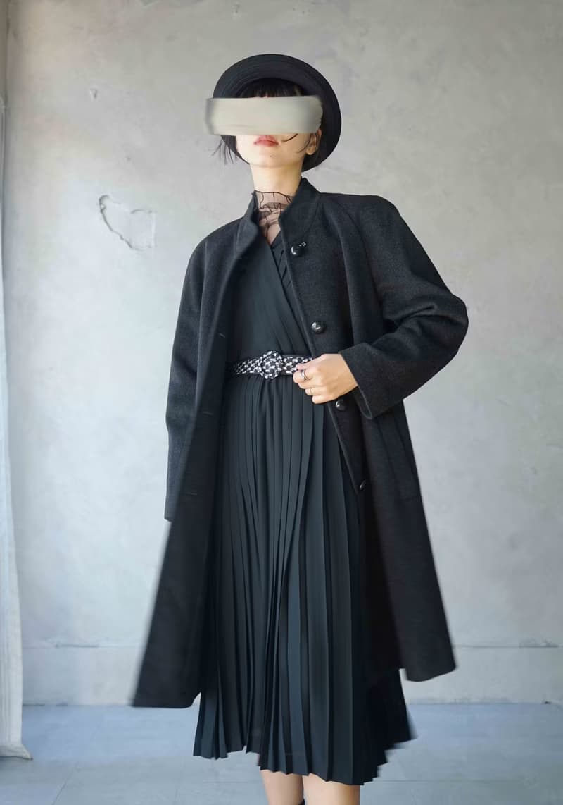 古董領帶改製腰帶-mila schon100%silk-共振-黑-腰帶髮箍組