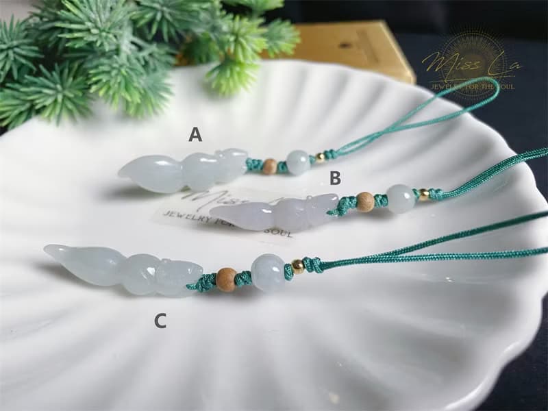 天然緬甸玉 翡翠 財壽 招財 健康 松鼠 包掛 禮物 手機掛