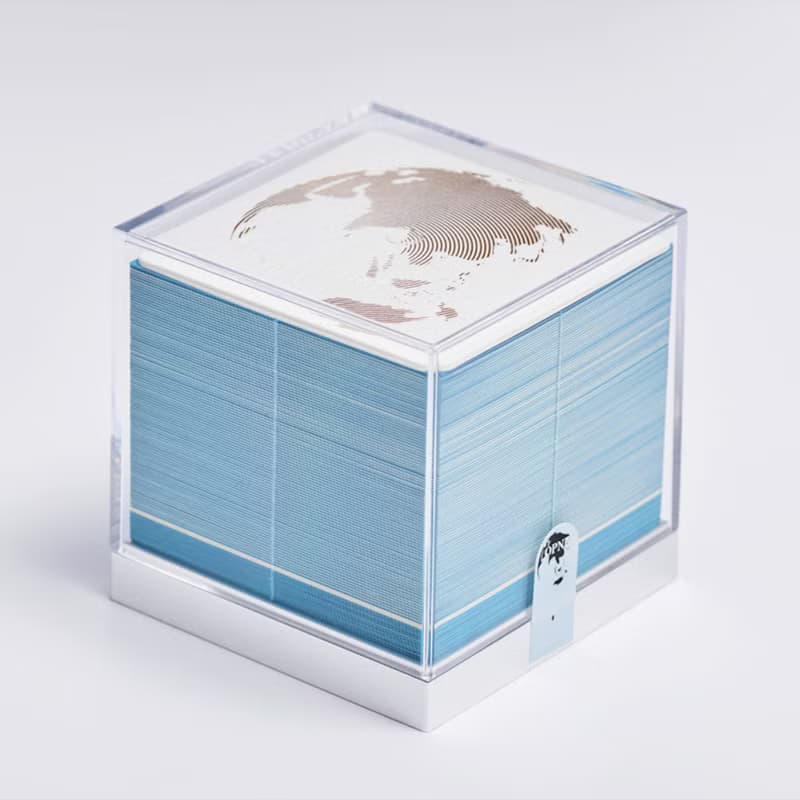 2025 3D 立體紙雕地球日曆【英文國際通用版】5色可選 - 順豐空運