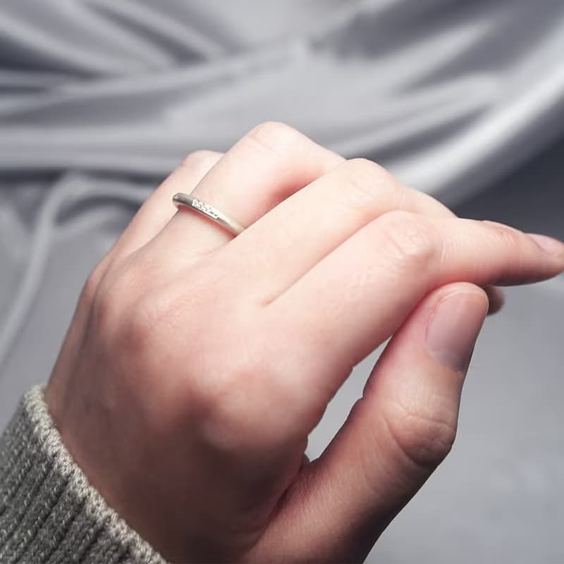 戀的定律 細版女戒 925純銀女生戒指