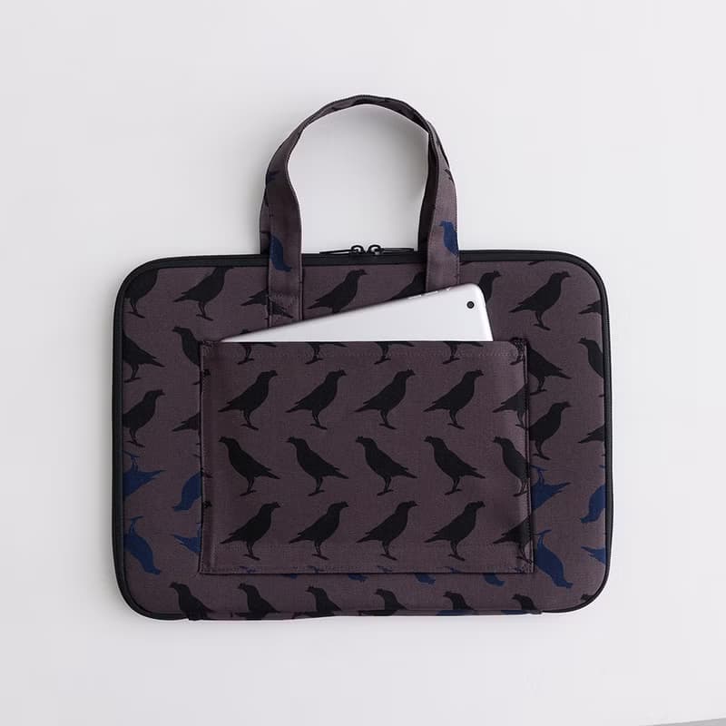 13吋筆電收納包/電腦包-差旅款/台灣八哥5號/工匠灰黑 筆電包