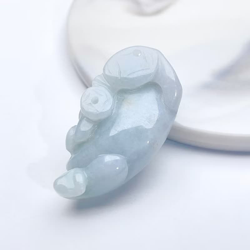【招財神獸】冰糯翡翠貔貅吊飾 | 天然緬甸玉翡翠A貨