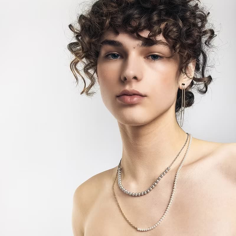 NCT, ENHYPEN PICK | PEARL BB GREY CHAIN NECKLACE