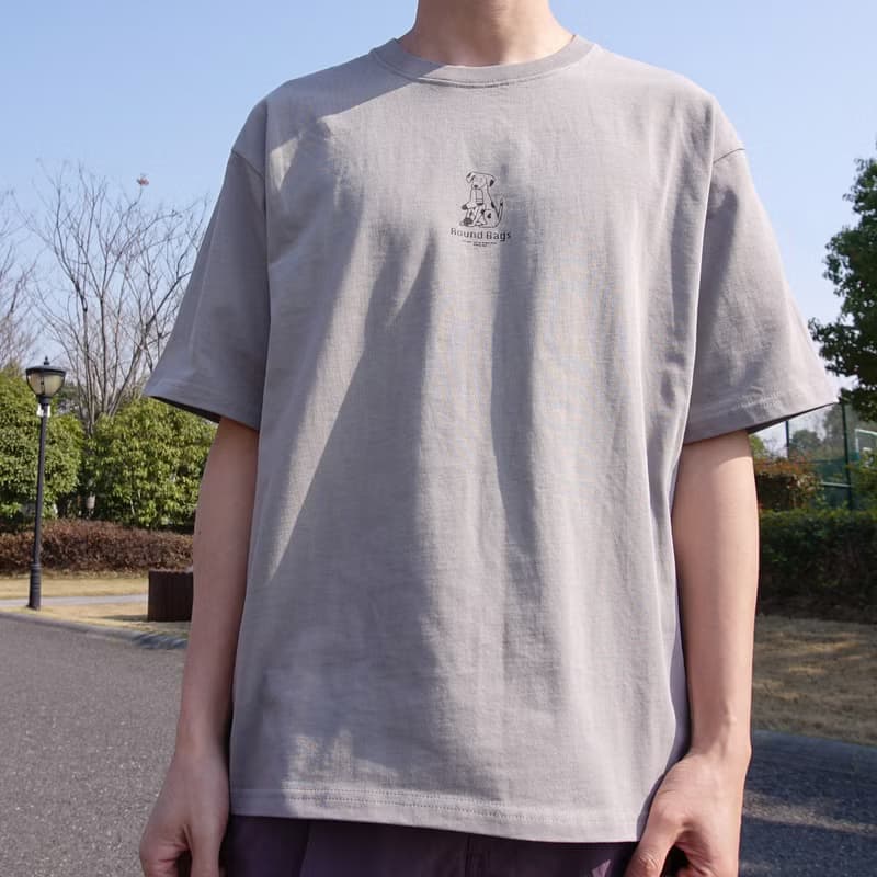 印花寬松版型日系短袖夏季T恤 最新款 福利清倉