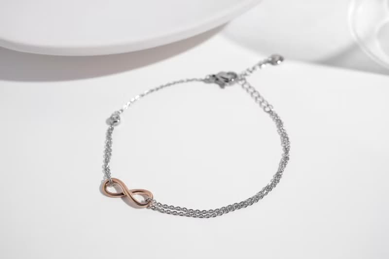 無限之旅。雙層手鍊