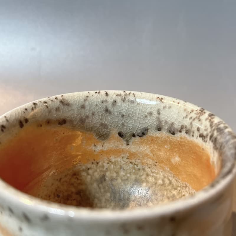 柴燒純瓷土主人杯 / 螺旋紋系列 / 小平凡手作