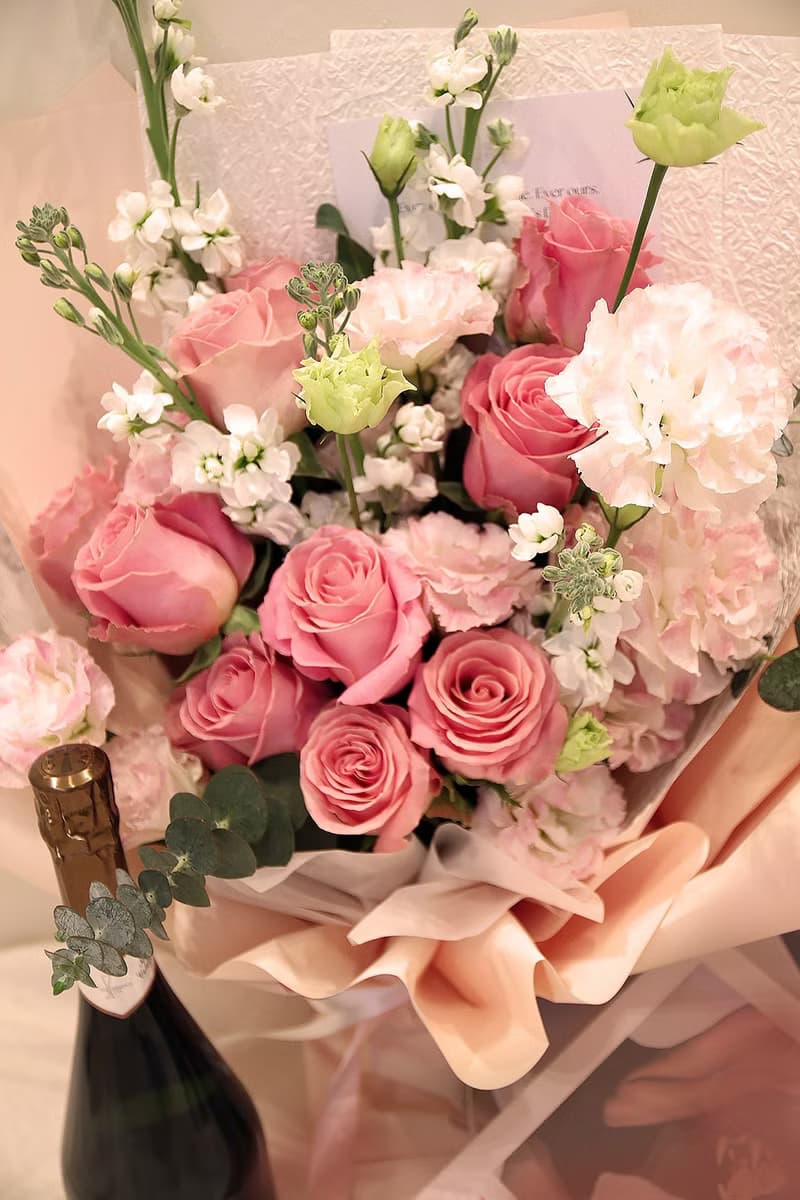 Love Story  奢華粉紅玫瑰花束 (大) 情人節送禮推薦