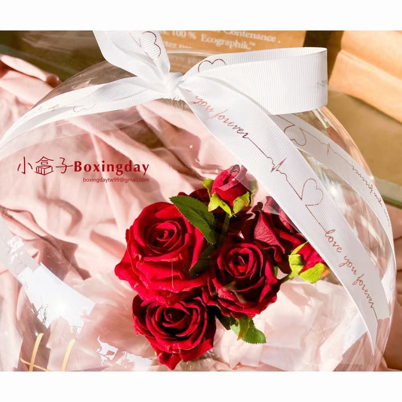 氣球花束禮盒(紅玫瑰花束)_母親節禮物/畢業禮物/生日/告白氣球