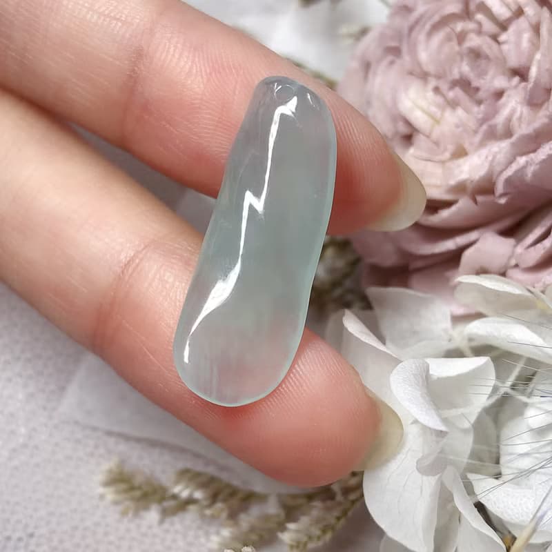 冰種翡翠巧雕如魚得水 | 天然緬甸A貨翡翠 | 送禮
