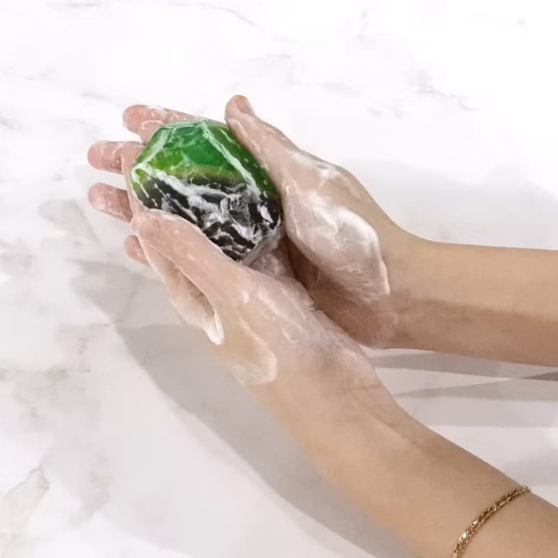 【5%營收支持公益】寶石手工皂 五月生日石-祖母綠 Emerald