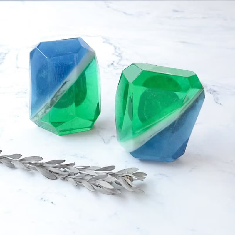 【5%營收支持公益】寶石手工皂 五月生日石-祖母綠 Emerald
