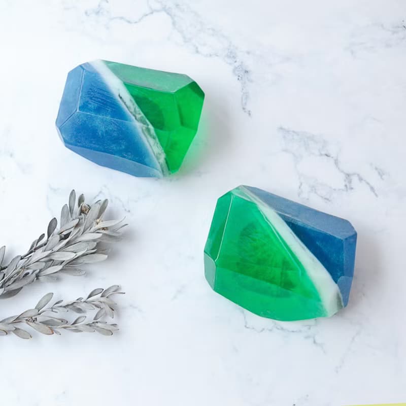 【5%營收支持公益】寶石手工皂 五月生日石-祖母綠 Emerald