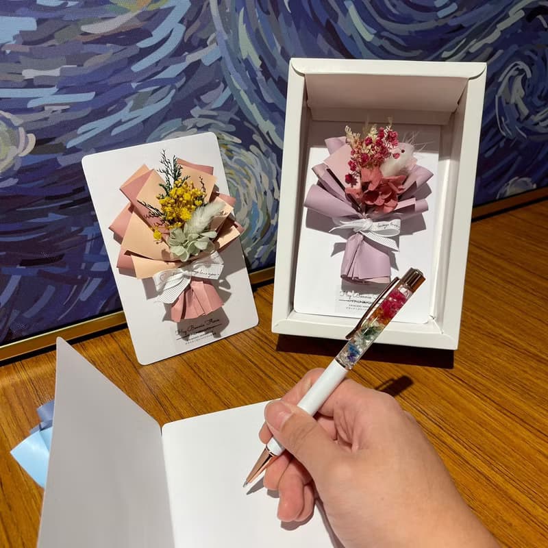 可急單 福運花開 招財貓 永生花 開運禮物 招財貓玫瑰永生花籃