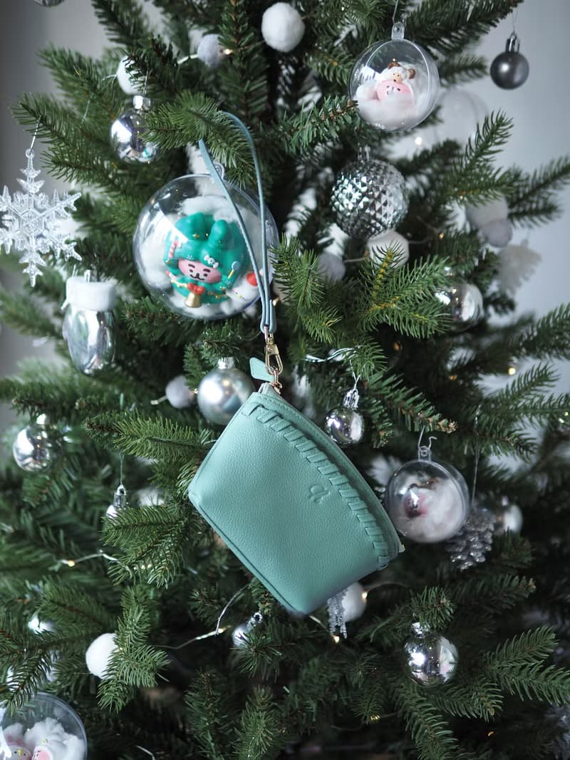 Pie (Aqau) :  Multi-purpose bag, Leather wallet, pouch , Soft leather