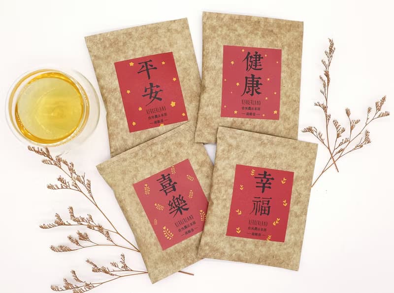 自然農法鐵觀音茶包-祝福系列-四包一組