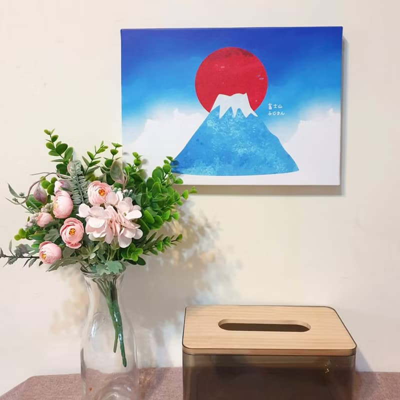 富士山 掛畫 無框畫