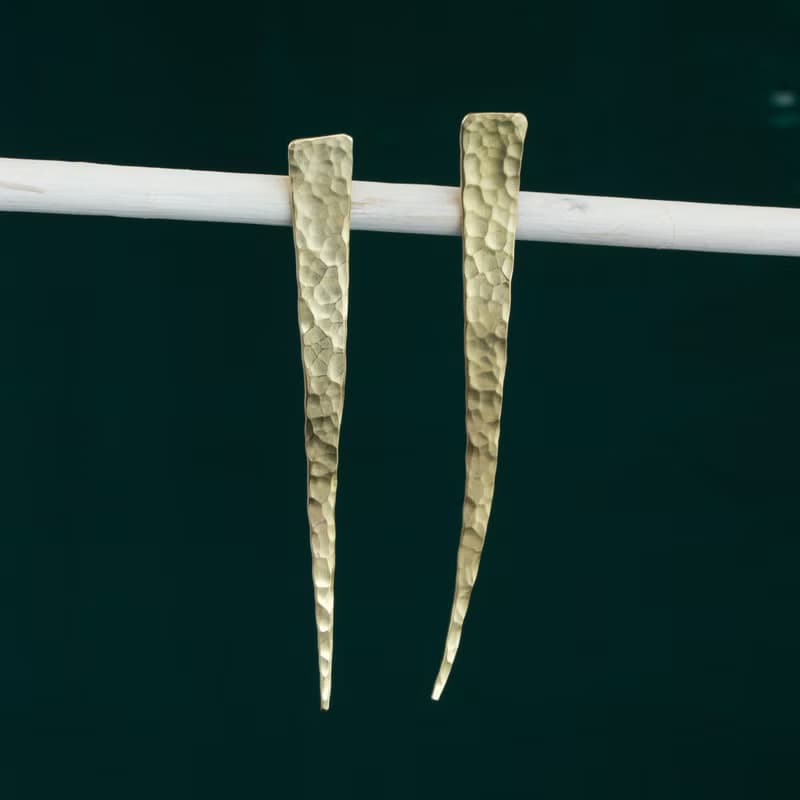 【soid Studio 適品】黃銅 煙霏耳飾