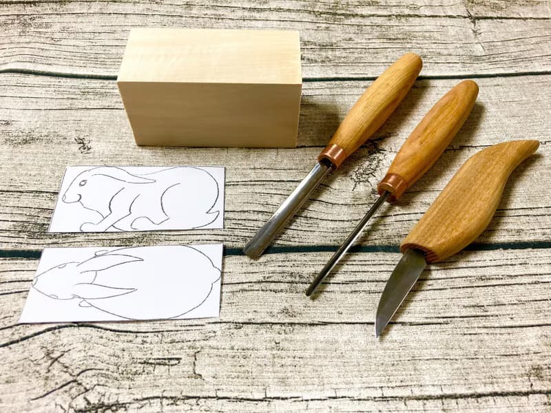 DIY 手作雕刻材料包-玉兔
