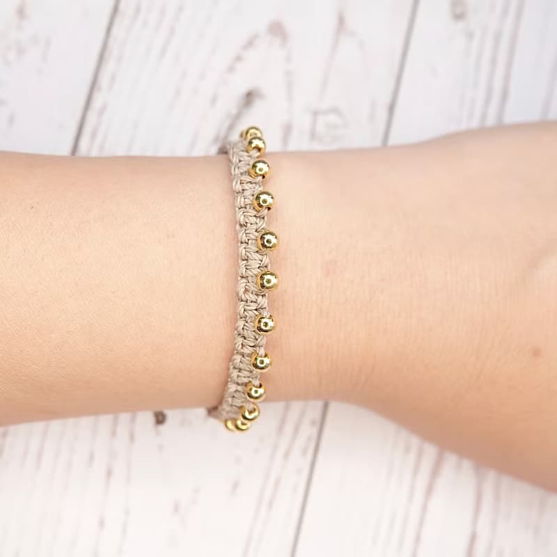 珠環 | 手工防水蠟線 | 時尚休閒