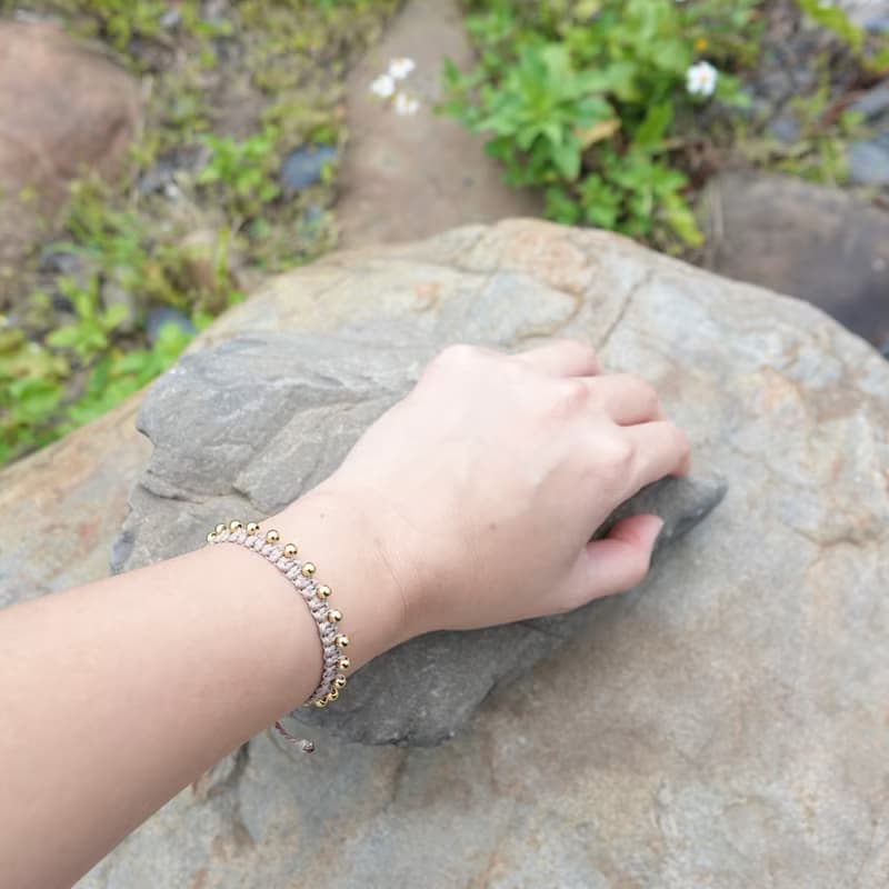 珠環 | 手工防水蠟線 | 時尚休閒