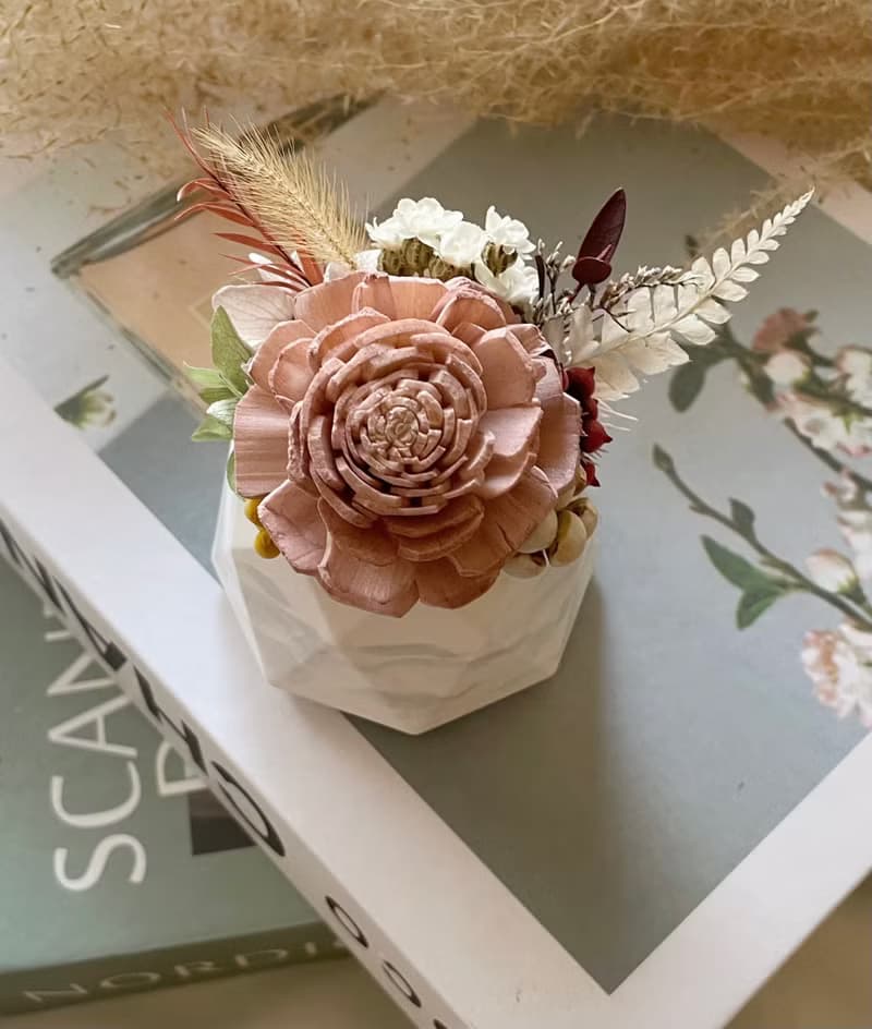 迷你永生桌花 香氛瓶 畢業禮物 贈禮 團體包班