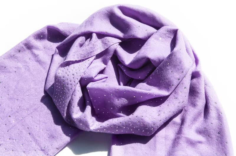 喀什米爾Cashmere 水鑽羊絨圍巾 純羊毛圍巾披巾 戒指絨披肩-星空