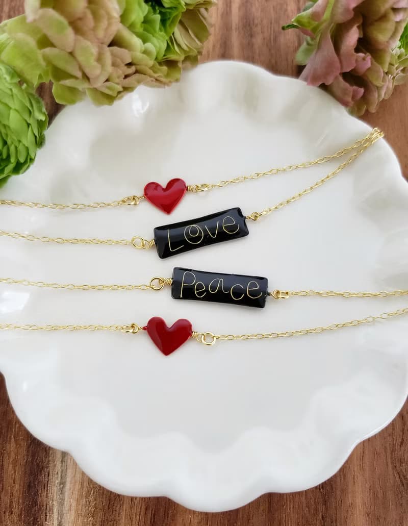 Love & Peace ブレスレット