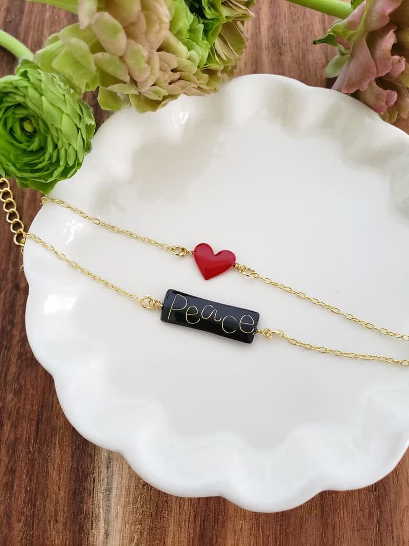 Love & Peace ブレスレット