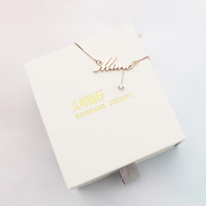 【姓名項鍊】中英文數字、符號 |純銀 × k金手工項鍊| 大員囡仔