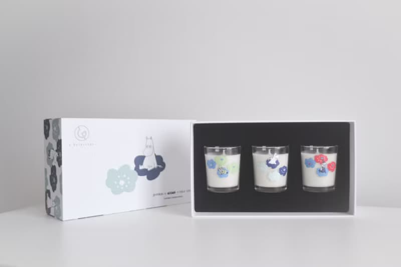 【Pinkoi x Moomin x SOU・SOU】mini迷你香薰蠟燭禮盒裝