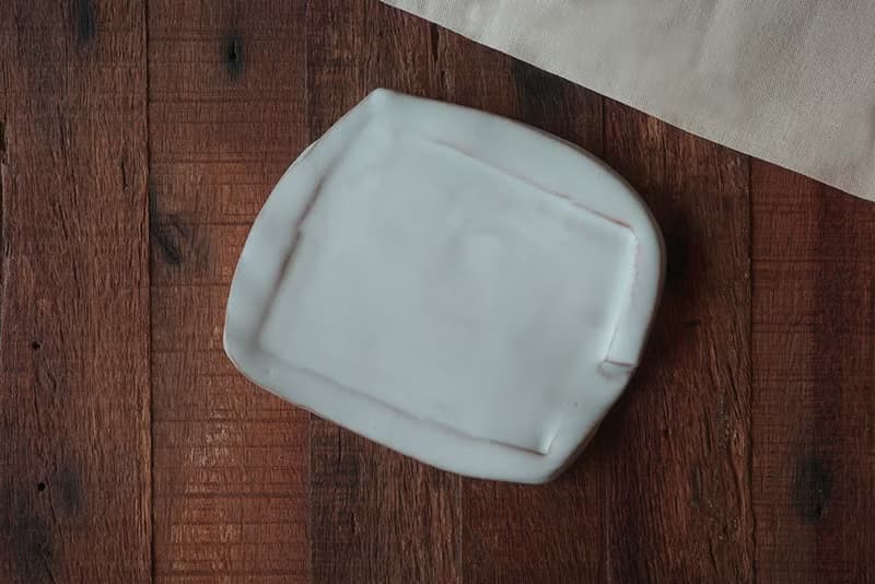 質感陶器 / 霧白色盤子
