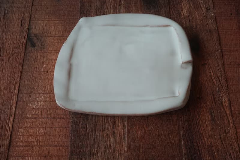 質感陶器 / 霧白色盤子