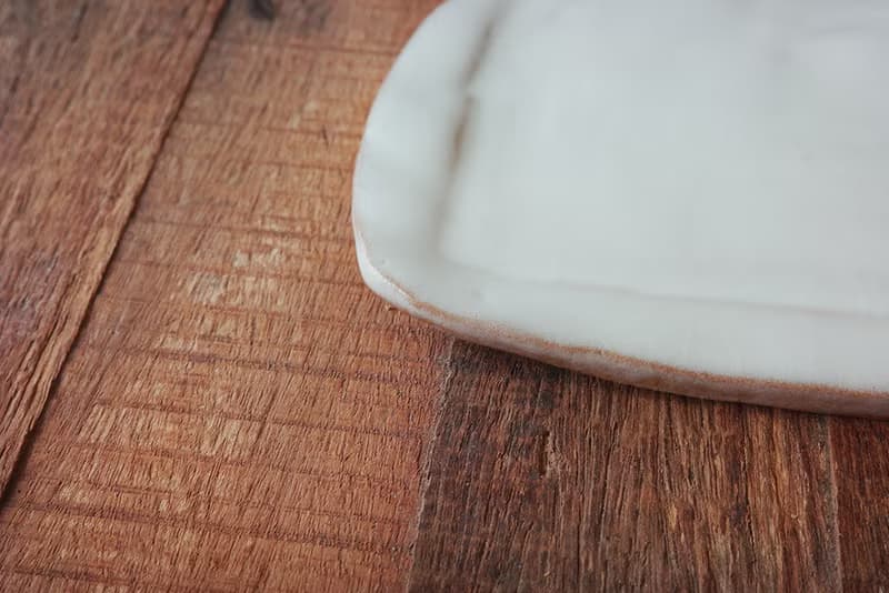 質感陶器 / 霧白色盤子