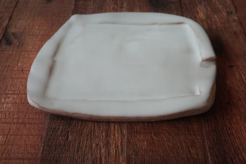 質感陶器 / 霧白色盤子