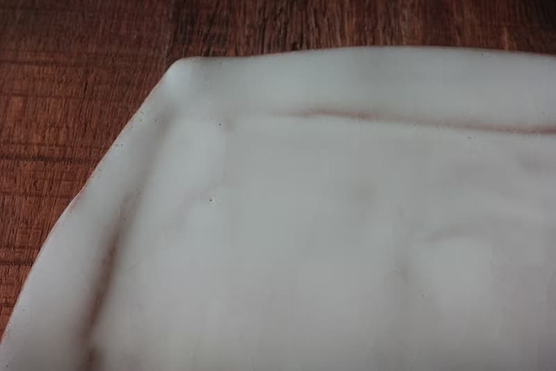質感陶器 / 霧白色盤子