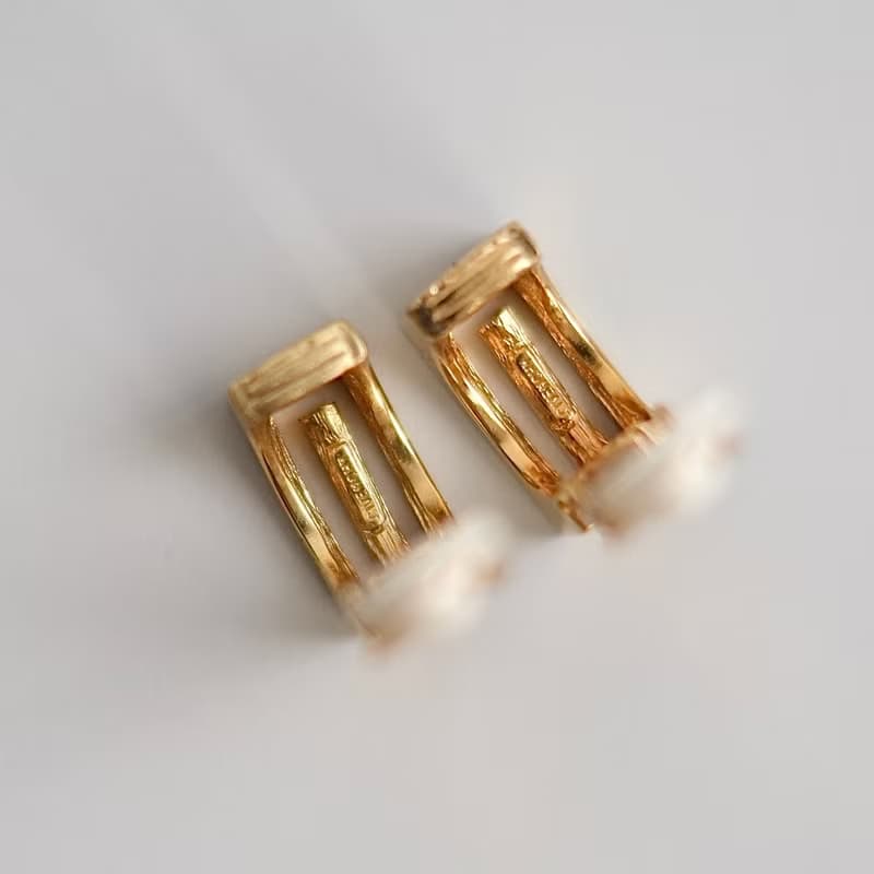 Givenchy古董耳環/復古耳環/耳夾耳環/Vintage Earrings