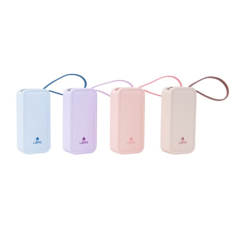 LaPO 20W雙向快充二合一充電器 5000mAh行動電源 WT-06