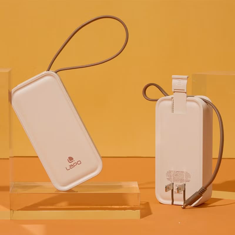 LaPO 20W雙向快充二合一充電器 5000mAh行動電源 WT-06