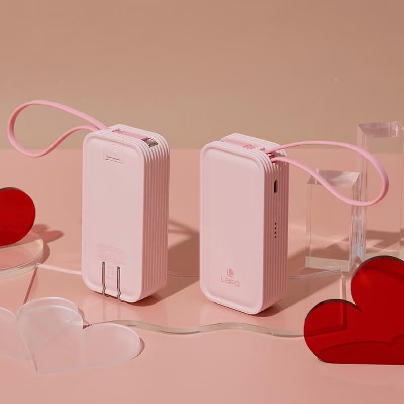 LaPO 20W雙向快充二合一充電器 5000mAh行動電源 WT-06