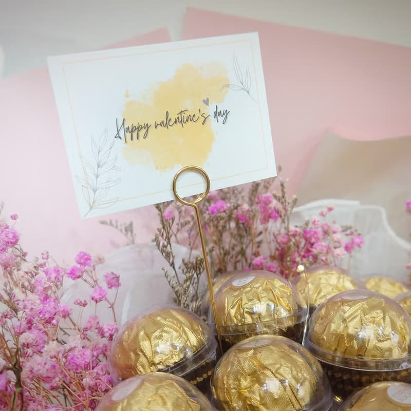 Love you forever 金莎花束 (40顆) 永生花 情人節花束 生日禮物