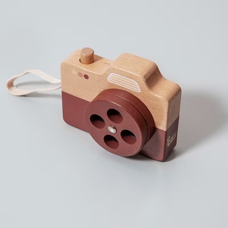 荷蘭Petit Monkey經典木玩-可可相機 兒童玩具 幼兒玩具