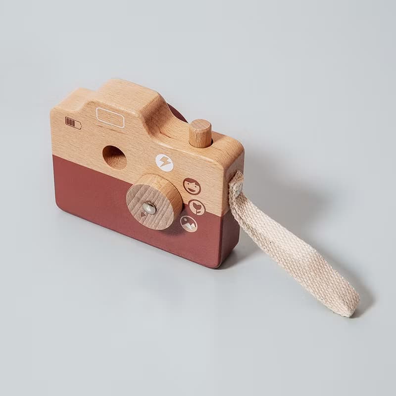 荷蘭Petit Monkey經典木玩-可可相機 兒童玩具 幼兒玩具