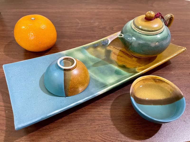茶壺杯盤組(一壺二杯一盤)・三毛撒哈拉系列/送禮包裝/小卡代寫