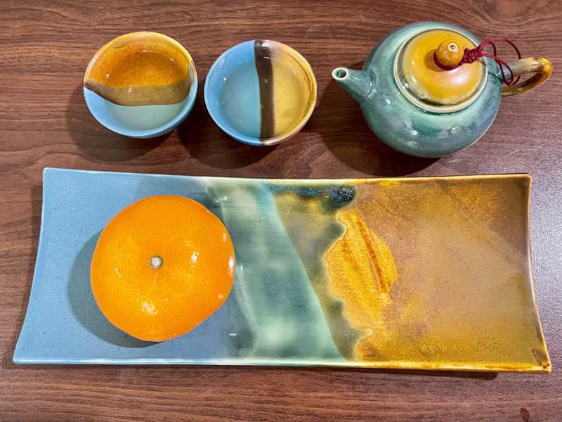茶壺杯盤組(一壺二杯一盤)・三毛撒哈拉系列/送禮包裝/小卡代寫